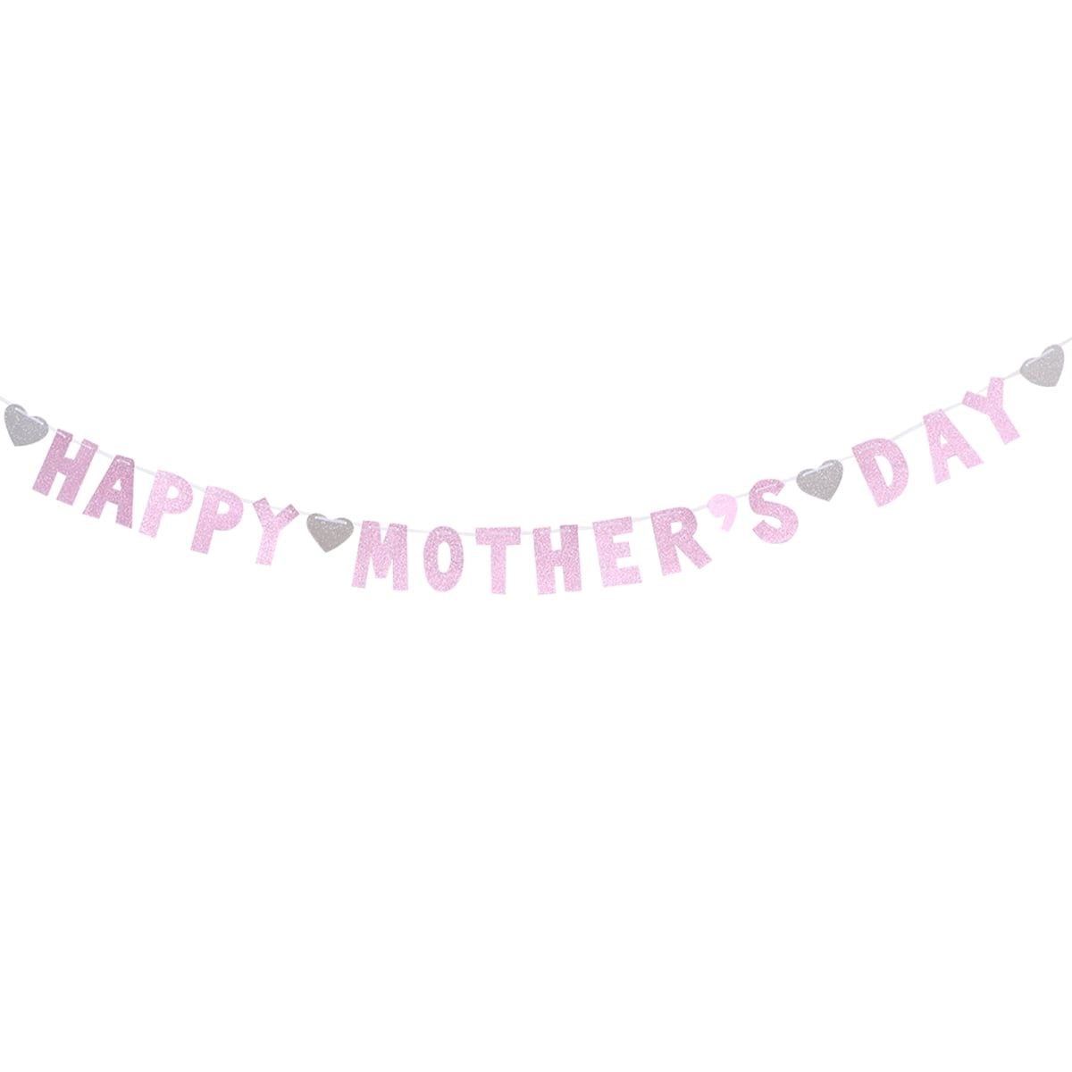 Happy Mother's Day Mum Gift Bag Cute Giftwrap Wrapping Pink Teddy Bunting SMALL 