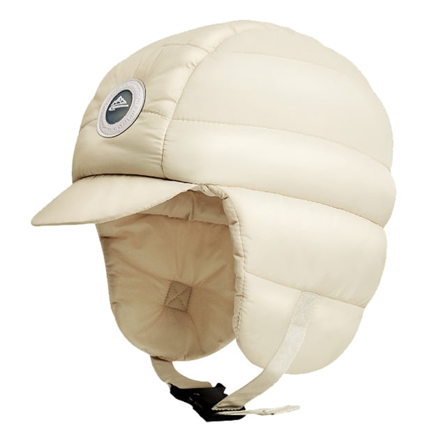 Gorro de invierno cálido con orejeras para mujer, gorro de invierno para exteriores, gorro de trampero cálido, gorro de invierno con orejeras
