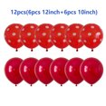 thumbnail image 3 of 12 globos de látex de 12 pulgadas con lunares rojos, negros, azules y verdes, decoración para fiestas de cumpleaños de mariquitas, suministros para fiestas de baby shower para niñas, 3 of 5