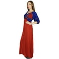 thumbnail image 7 of Bimba Women Empire Waist Long Maxi Dress 3/4 Sleeve Classy Summer Holiday Gown, 7 of 7