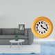 thumbnail image 2 of Reloj De Pared Moderno, Versátil, Digital Y Analógico, Silencioso, Sin Tictac, Formato De 12/24 Horas, Pantalla Grande, Ideal Para Dormitorio, Sala De Estar, Oficina, Cocina Y Comedor., 2 of 8