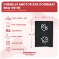 thumbnail image 2 of My Doggy Place Dog Mat for Muddy Paws, Washable Dog Door Mat, Charcoal, Runner, XL, 2 of 7