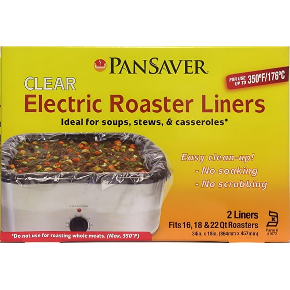 PanSaver Electric Roaster Liners 10 Pack