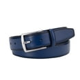 thumbnail image 3 of KM Legend Mens Leather Dress Belt for Work Business and Casual(BLUE, 32), 3 of 7