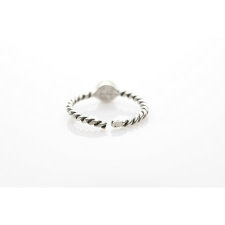 - Antique Silver Plated Adjustable Ring