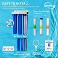 thumbnail image 3 of iSpring Système de Filtration d'Eau pour Toute la Maison, Réduit la Chloramine, les PFAS, le Chlore, les Sédiments, Système de Filtration d'Eau pour Toute la Maison à 3 Étapes, 5 Microns, Entrée/sortie de 3/4 Pouces, Modèle : WCB32C-GAC, 3 of 6