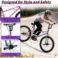 thumbnail image 6 of Akaber 24 Inch Bike, BMX Bikes for 6-14, Bike with 4 Pegs, High-Carbon Steel BMX Frame, 360° Handlebar Rotation, 6 of 7