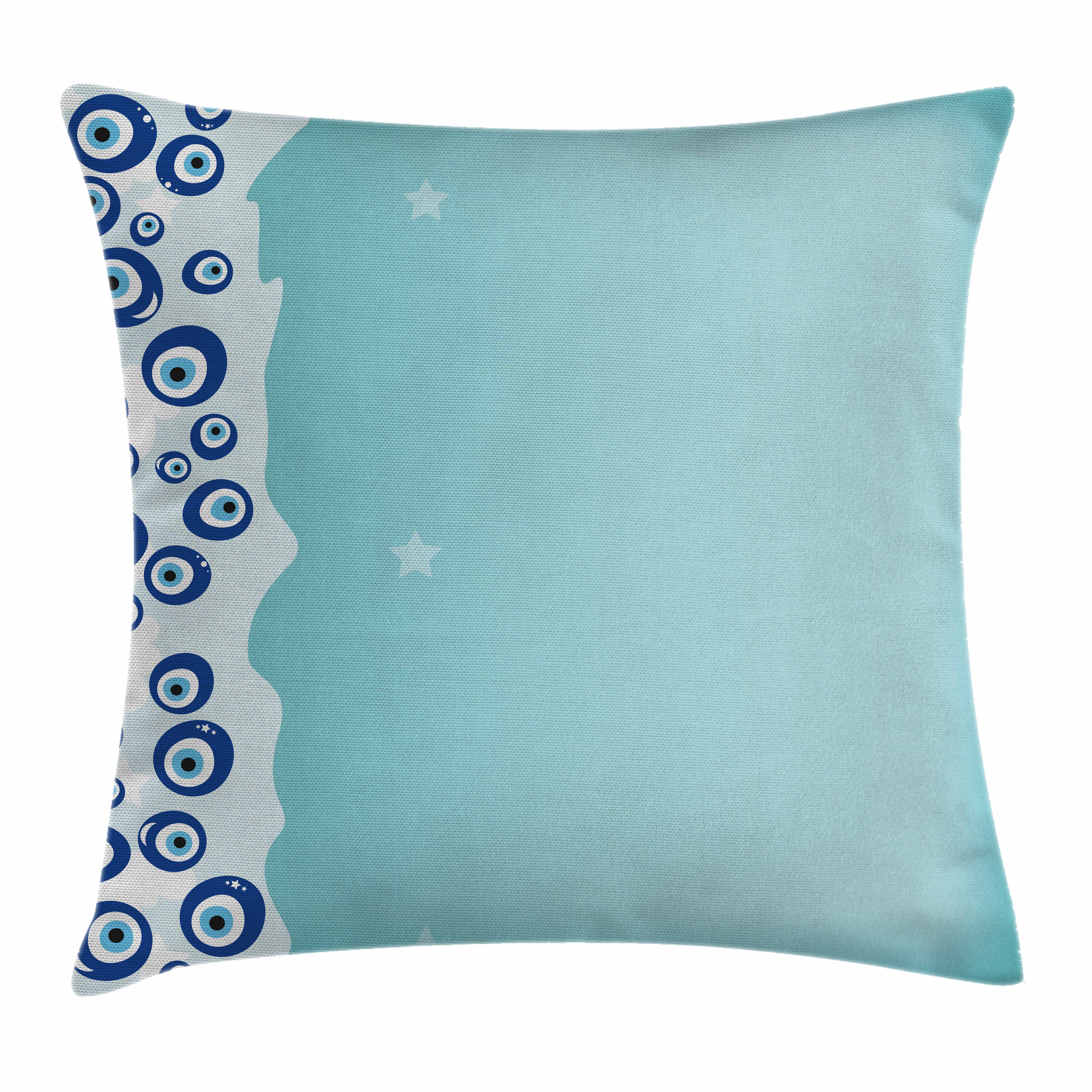 Evil Eye Throw Pillow Cushion Cover Protective Amulets Vertical