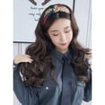 thumbnail image 4 of Peluca con diadema para mujer, peluca con diadema sintética recta, sin pegamento, resistente al calor, para uso diario en fiestas, 4 of 5