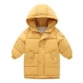 thumbnail image 2 of Hicidod Girls Winter Down Jackets Zipper Long Puffer Lightweight Coats Thick Padded Soft Windproof Warm Jacket With Hood, 2 of 5