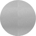thumbnail image 1 of Ahgly Company Machine Washable Indoor Round Transitional Platinum Silver Gray Area Rugs, 5' Round, 1 of 7