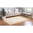 thumbnail image 3 of Unique Loom Midnight Bromley Rug Yellow/Ivory 4' 1" x 6' 1" Rectangle Medallion Shabby-Chic Perfect For Living Room Bed Room Dining Room Office, 3 of 3