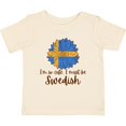 thumbnail image 3 of Inktastic I'm So Cute, I Must Be Swedish Sunflower Boys or Girls Baby T-Shirt, 3 of 5