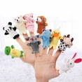 thumbnail image 4 of Coollooc 10 PCS Finger Puppets for Kids Toddlers Ages 1-3 3-5 4-8, Mini Plush Animals Baby Finger Puppet Toys, Puppet Show Theater Props, Small Prize Box Toys, Bulk Party Favors for Kids, Toddlers, 4 of 6