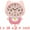 Pink, variant on Unique Bargains 1pc Cartoon Cat Mechanism Wall Clock for Home 15" x 10" x 2.4" Orange