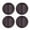 Coffee, variant on ROZYARD 4Pcs Furniture Wheel Stopper Nonslip Caster Cups Rubber Bed Frame Stopper