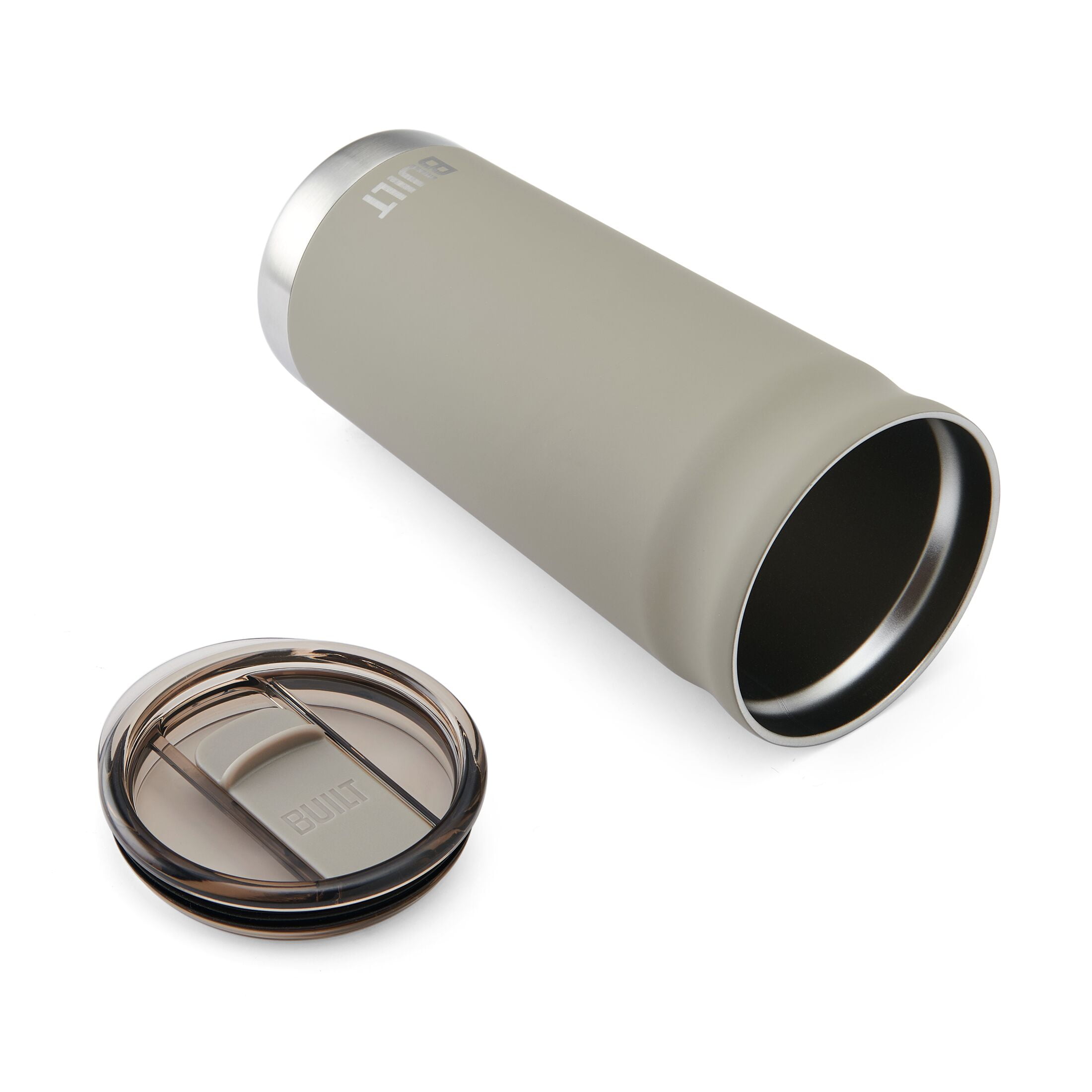 BUILT Torrent 20 oz Stainless Steel Double Wall Insulated Tumbler, Pebble