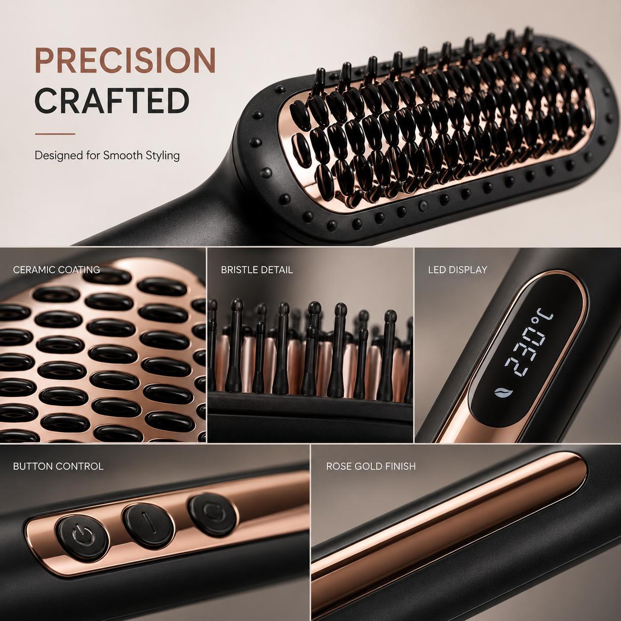 Berlaney Hair Straightener Brush One Step photo 7