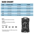 thumbnail image 6 of Pofeuu Skeletons Dancing Print Men's Muscle T-Shirt, Sleeveless, Muscle Tank, Classic Muscle Tee Top For Men Casual Sleeveless Muscle T-Shirt Trendy Clothes-3X-Large, 6 of 7