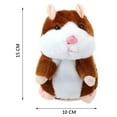 thumbnail image 1 of Hamster Parlant Répète Ce Que Vous Dites Peluche Interactive Animal en Peluche Jouet Parlant, 1 of 2