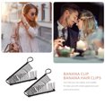 thumbnail image 6 of 2pcs Banana Clip Ponytail Hair Comb Clip Hair Clip Hair Styling Tool for Women, 6 of 9