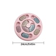 thumbnail image 2 of Interactive Dog Puzzle Feeder Toy Round Shape, Slow Feeder Dog Bowl to Prevent Choking & Improve Training, 2 of 6