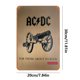 thumbnail image 5 of Placa Metal Vintage ACDC Pintura Hierro Rectangular Arte La Pared 20x30 Cm, 5 of 9