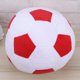 thumbnail image 3 of FELTECHELECTR Juguetes de fútbol multifuncionales, peluche de fútbol, cojín rojo con forma de balón de fútbol, 3 of 6