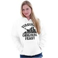 thumbnail image 4 of Funny Virginia Thanksgiving VA Turkey Unisex Plus Fleece Graphic Hoodie Brisco Brands 5X, 4 of 5