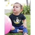 thumbnail image 2 of Cute Panda In Floral Wreath T-Shirt Infant -Image by Shutterstock,  12 Months, 2 of 4