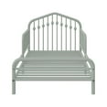 Novogratz Bushwick Metal Toddler Bed, Sage Green