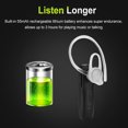 thumbnail image 4 of Auriculares inalámbricos Bluetooth con gancho para la oreja, auriculares inalámbricos verdaderos portátiles, con cancelación de ruido, manos libres, deportes y ejercicio en el oído (negro), 4 of 5