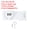 White, variant on Uxcell Password Rotary Hasp Locks, Mechanical Cabinet Combination Latch Lock Grey