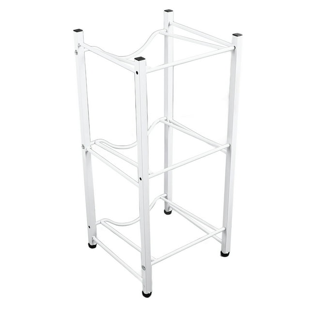 Estante De Almacenamiento De Botellas De Agua, Soporte De Jarra De Agua Resistente De Metal De 3 Niveles, Altura Media Para El Hogar