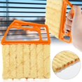 thumbnail image 2 of 4pcs Window Blinds Cleaning Brush Soft Microfiber Ergonomic Handle Multi-functional Air Conditioning Fan Window Gap Dust Removal Household, 2 of 5