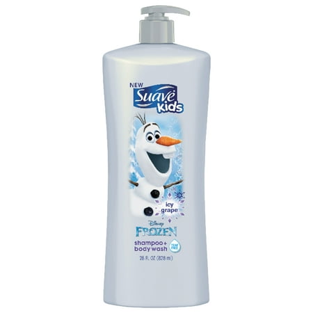 Suave Kids Disney Frozen Olaf Icy Grape Shampoo and Body Wash, 28 oz