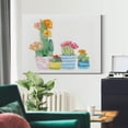 thumbnail image 3 of HFDF Cacti Conglomerate I Wall Art, Premium Gallery Wrapped Canvas Décor, Ready to Hang, Made America Print 10x8inch Framed, 3 of 7