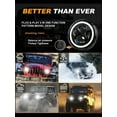 thumbnail image 4 of For 2007-2018 Jeep Wrangler JK JKU 7" LED Headlights Halo Fog Lights Combo Kit, 4 of 15