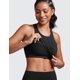 thumbnail image 5 of Top CRZ YOGA sin costuras acanalado cuello alto corto negro XS, 5 of 7