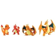 Charmander, Charmeleon, Charizard & Mega Charizard Y Mini Figure 4-Pack