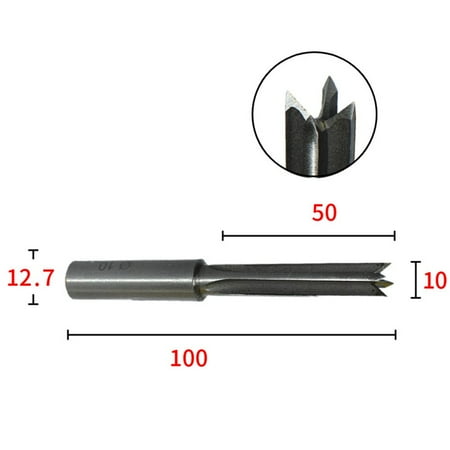 

Woodworking Drill Bit HSS Four Blade Mortise Drill Swing Machine Positive Tenon