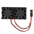 thumbnail image 2 of Ventilador de refrigeración para placa Raspberry pi 4B, módulo disipador de calor dual + pegamento térmico 1200MHz 5V, 2 of 8