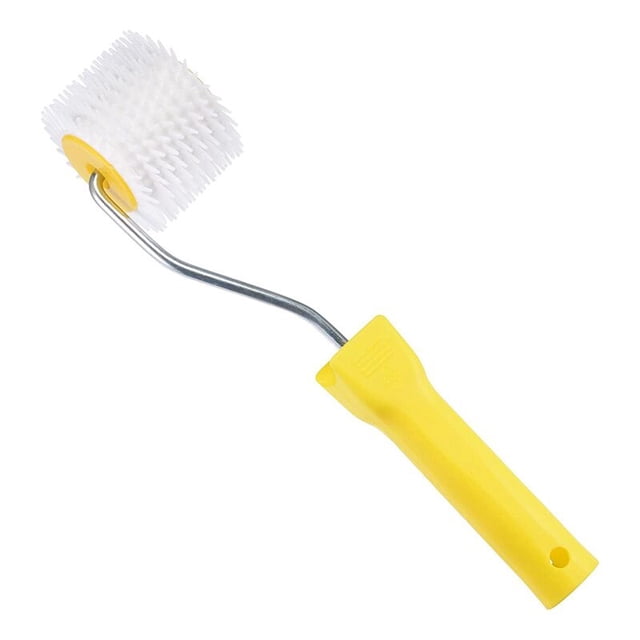 Rodillo de regla con púas de 2 pulgadas Solera autonivelante de látex para suelos Rodillo de púas de polietileno de 12 mm de altura de los dientes B