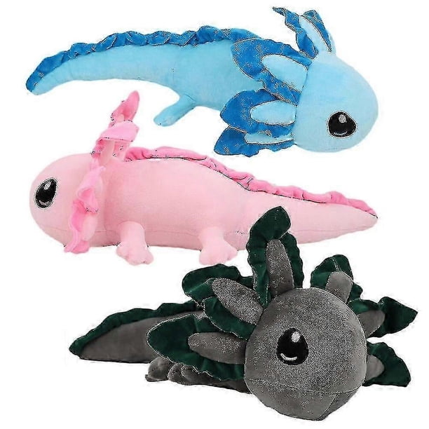 44/75cm Axolotl Plush Toy Soft Stuffed Doll Cartoon Figure Toys Kids Adults Plushie Gamer Gift Home Dcor