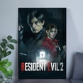 thumbnail image 2 of Resident Evil 2 Remake Poster - Official Art video Game Size 24''x36'' The Orange Shop, 2 of 5