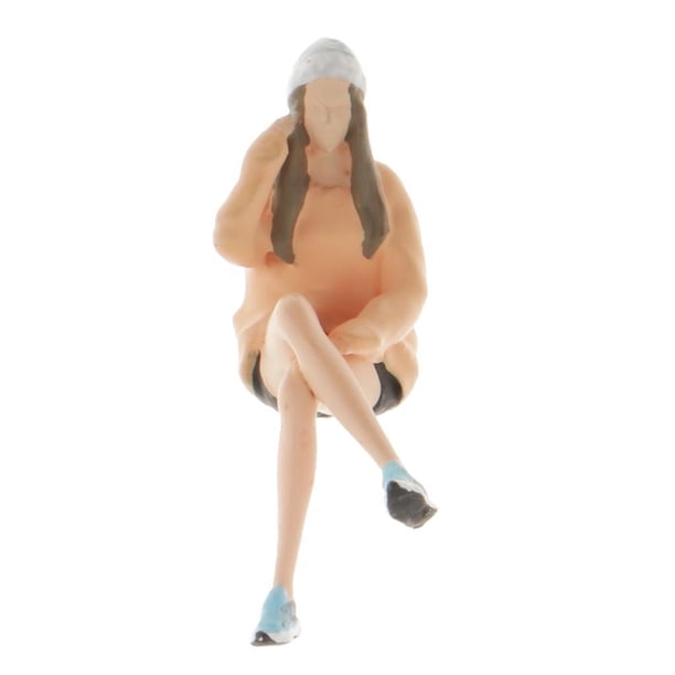 Figuras 1:64 Zulema diorama Zapatos de Moda modelo naranja