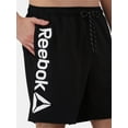 thumbnail image 5 of Reebok Men's & Big Men's Solid Logo Swim Trunks with Compression Liner and UPF 50+, 7" Inseam, Sizes S-2XL, 5 of 7