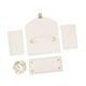 thumbnail image 5 of Bases para bolsas de crochet, accesorios y suministros para manualidades, kits para hacer bolsas de crochet DIY Blanco, 5 of 8