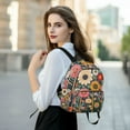 thumbnail image 6 of FORMRS Mini Backpack Purse for Women Travel Daypack Casual Shoulder Bag, Large Colorful Flowers, 6 of 7