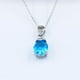 thumbnail image 3 of Colgante de agua cristalina en forma de gota de aguamarina, collar, colgante, collares y colgantes, 3 of 6